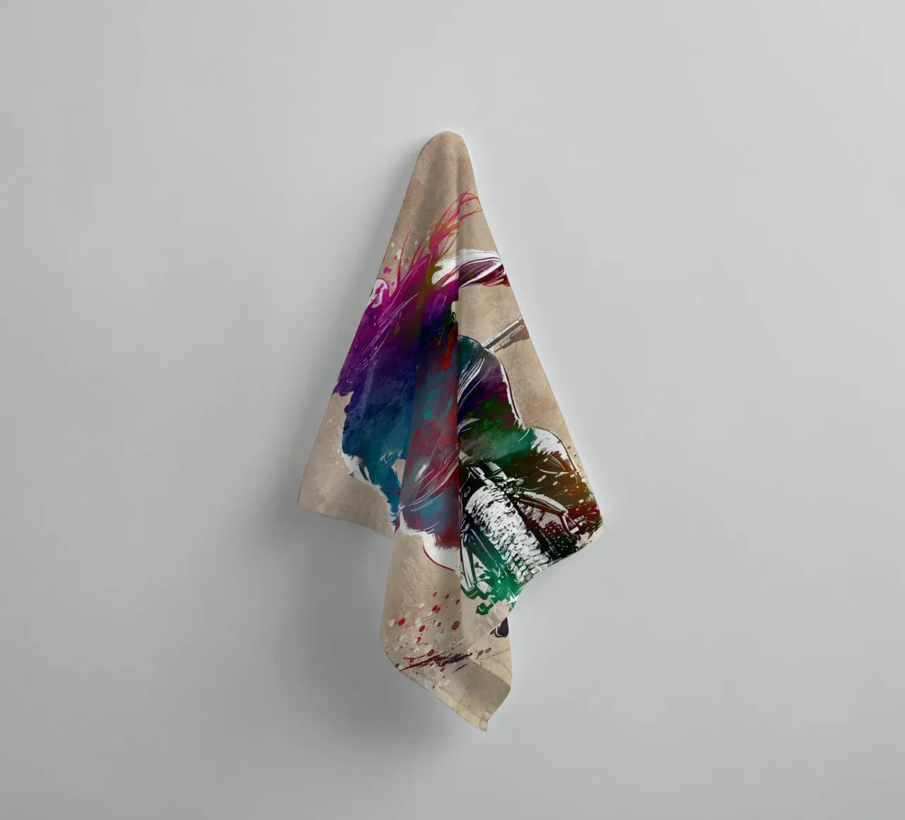 Art du sport à vélo serviette de bain de SPORT