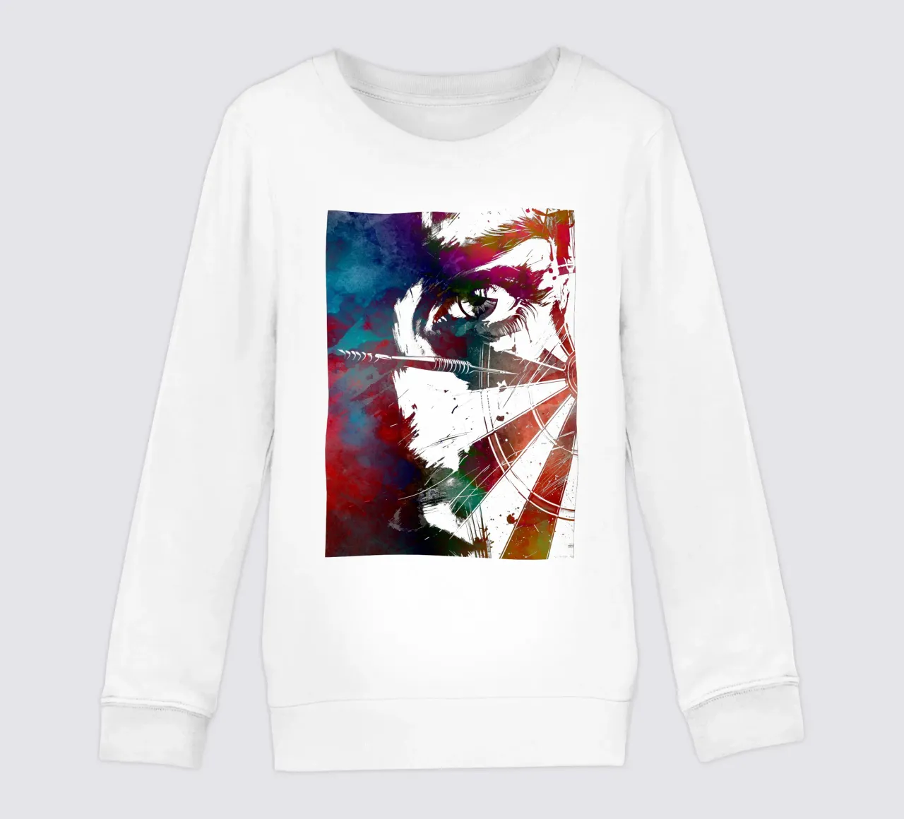 Dart sport art bianco felpa bambino da SPORT