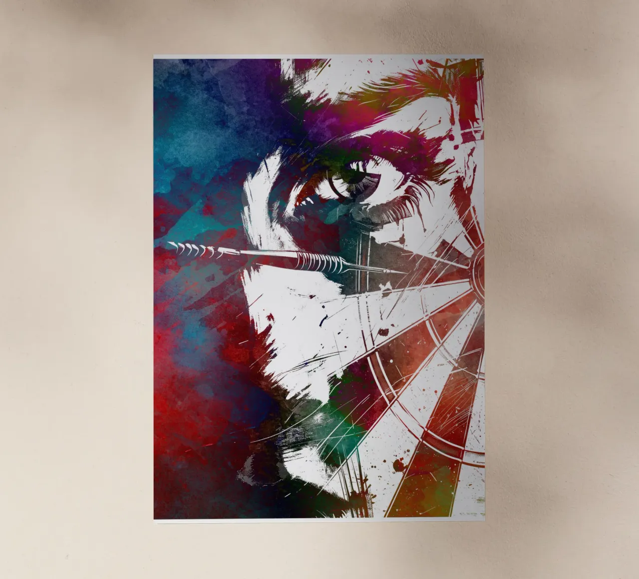 Dart sport art bianco pellicola backlit da SPORT