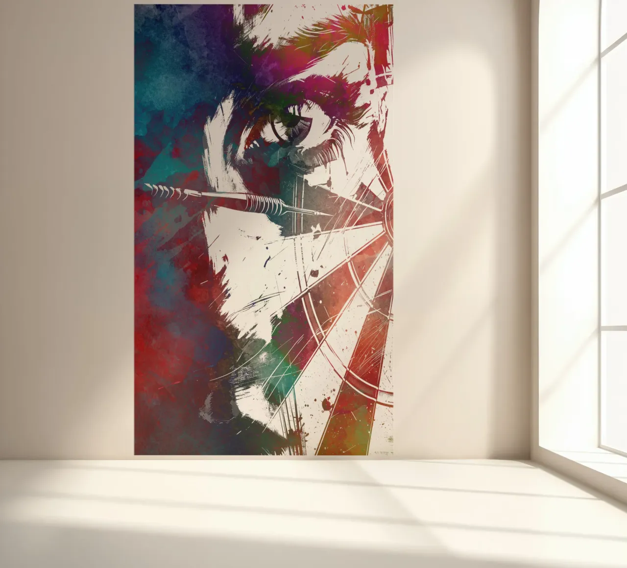 Dart sport art white photo wallpaper by SPORT