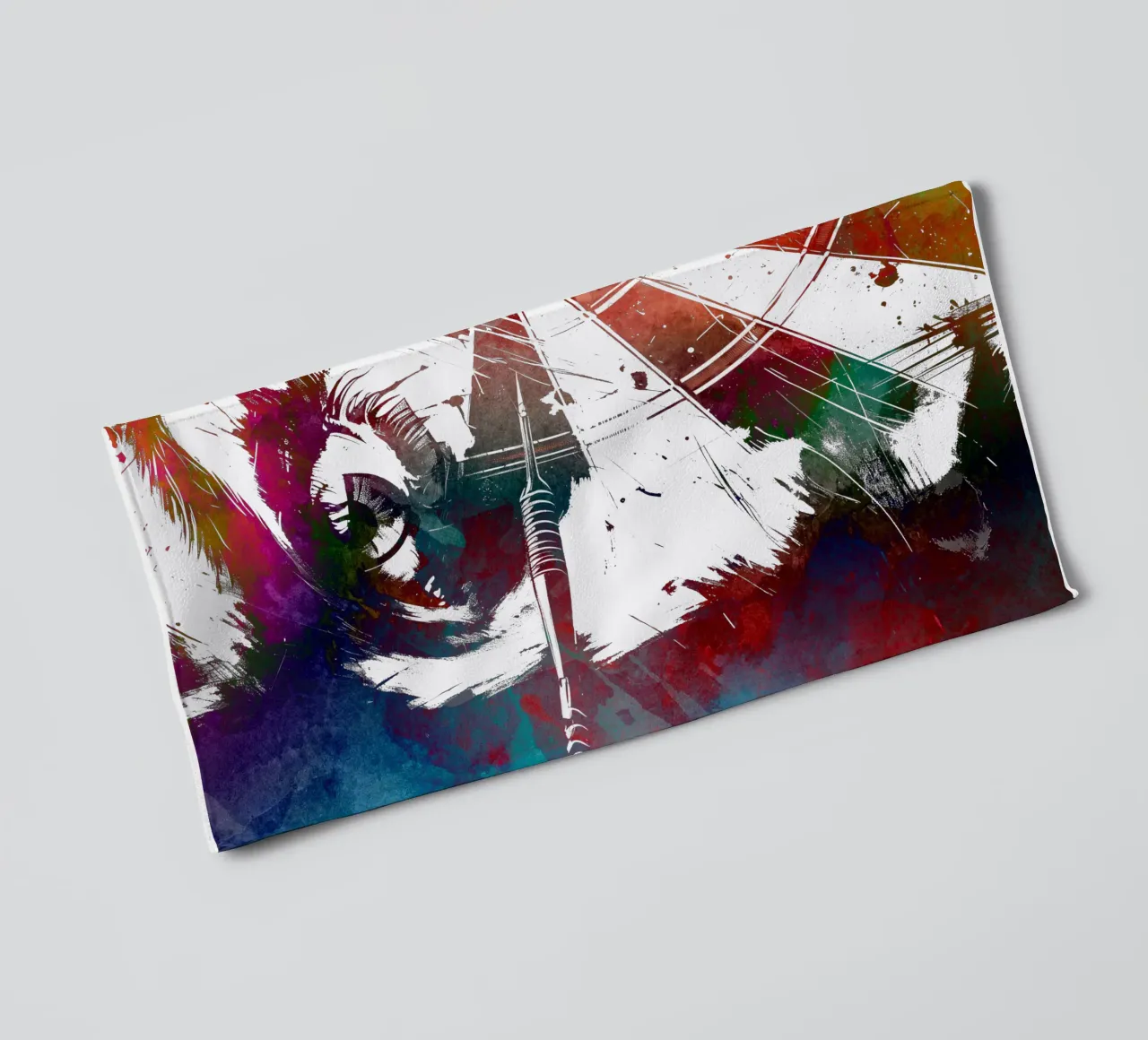 Dart sport art bianco asciugamano da bagno da SPORT