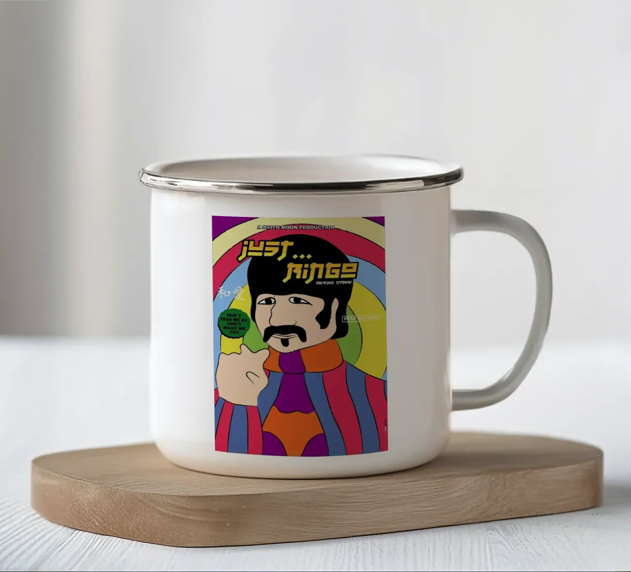 Just Ringo tazza in smalto da Rafa Gomes