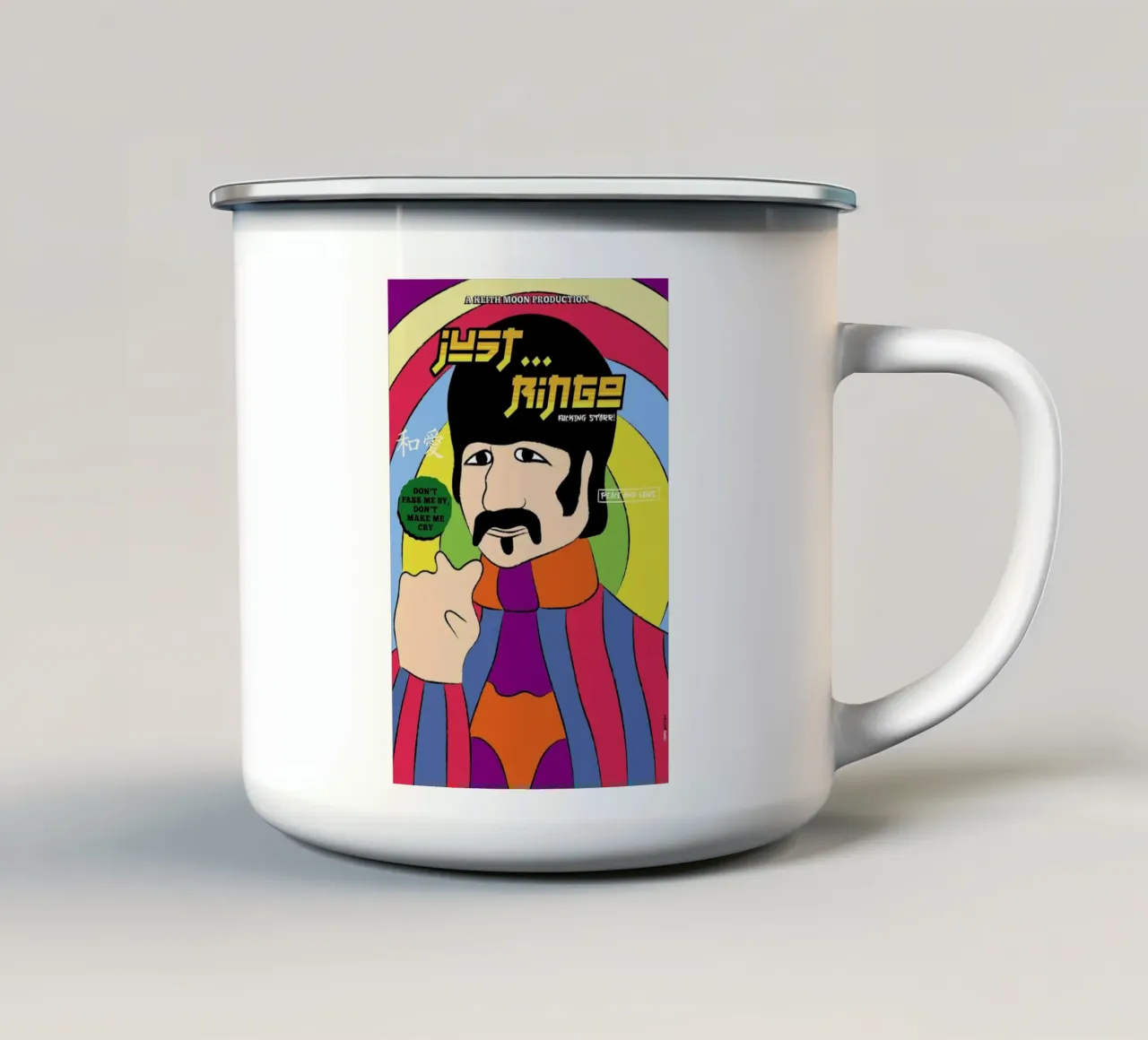 Just Ringo tazza in smalto da Rafa Gomes