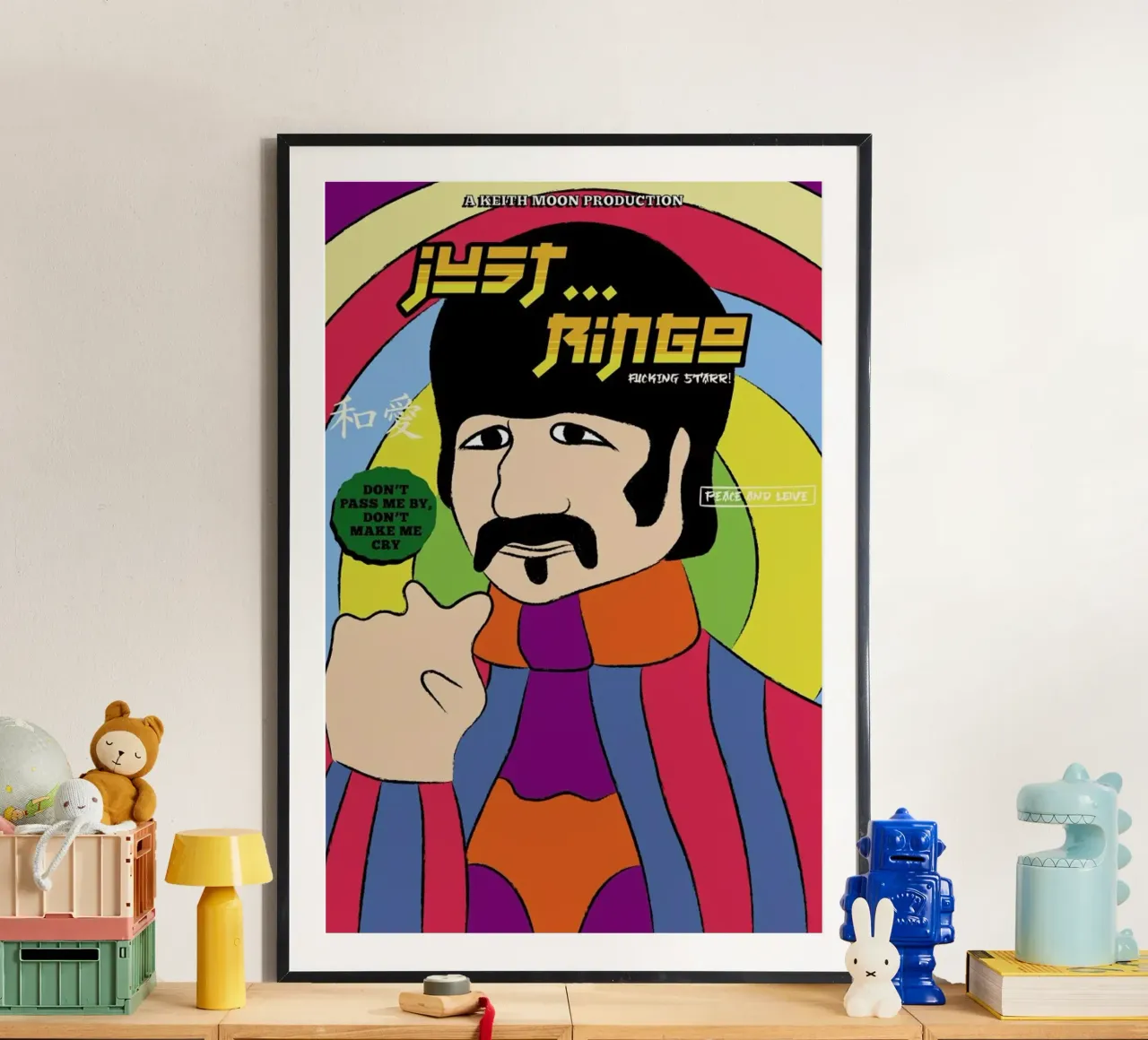 Just Ringo poster con telaio in legno da Rafa Gomes