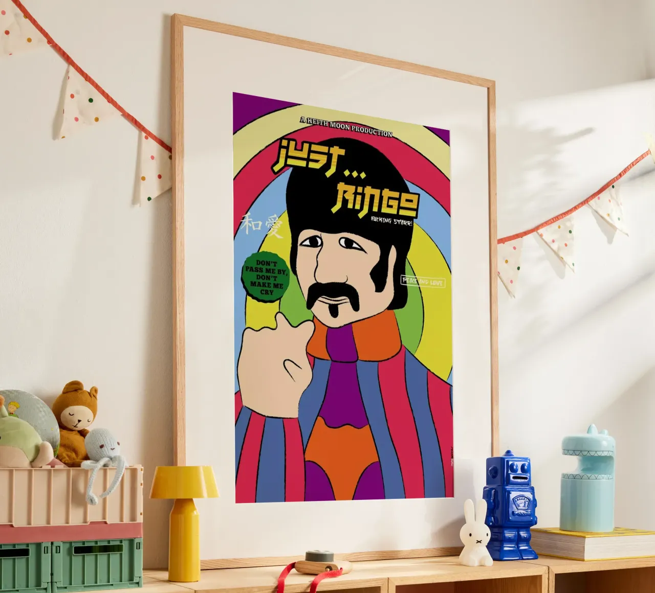 Just Ringo poster con telaio in legno da Rafa Gomes