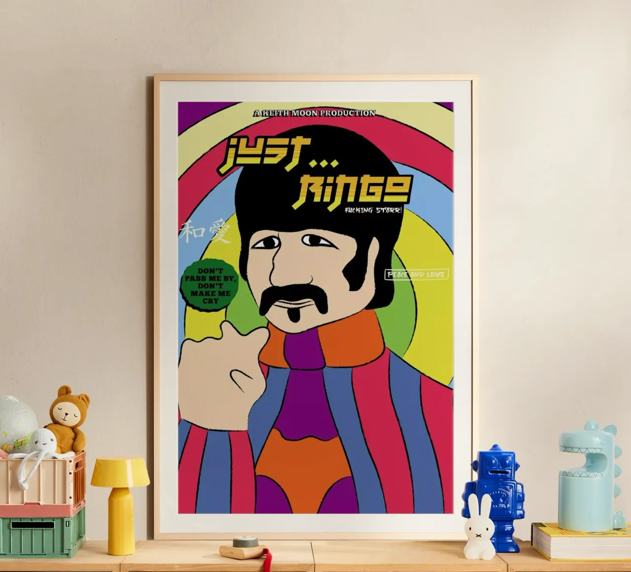 Just Ringo poster con telaio in legno da Rafa Gomes