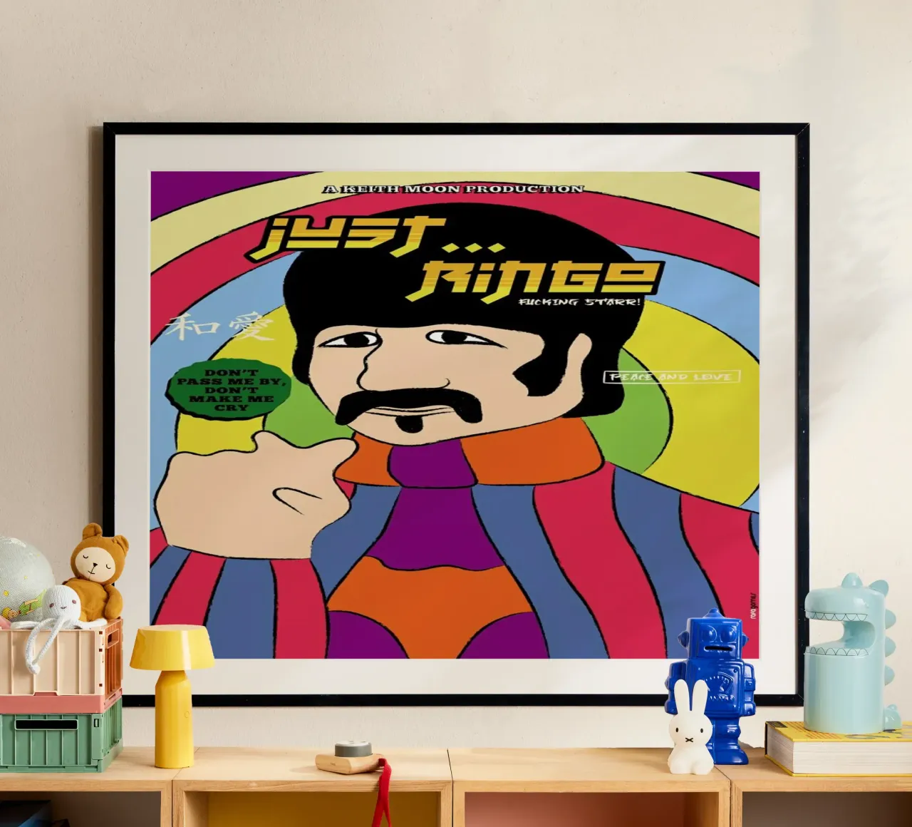 Just Ringo poster con telaio in legno da Rafa Gomes
