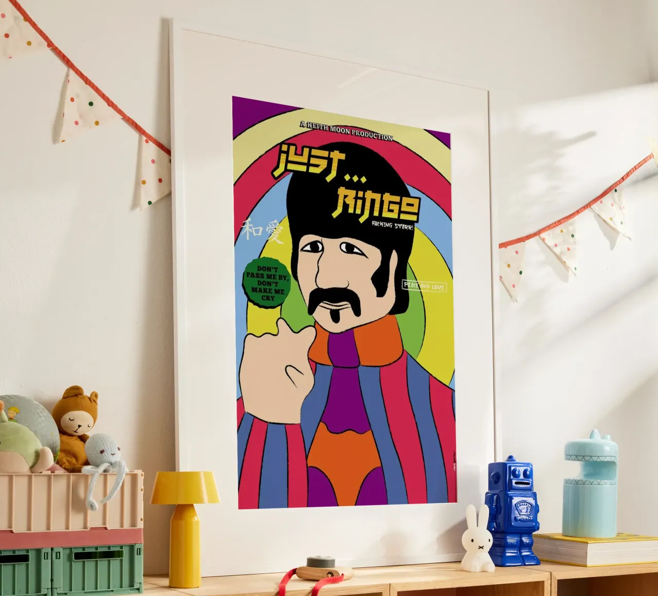 Just Ringo poster con telaio in legno da Rafa Gomes
