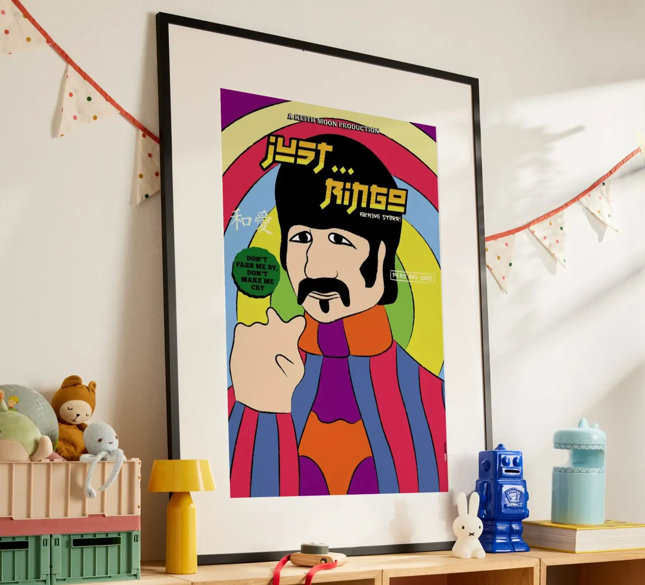 Just Ringo poster con telaio in legno da Rafa Gomes