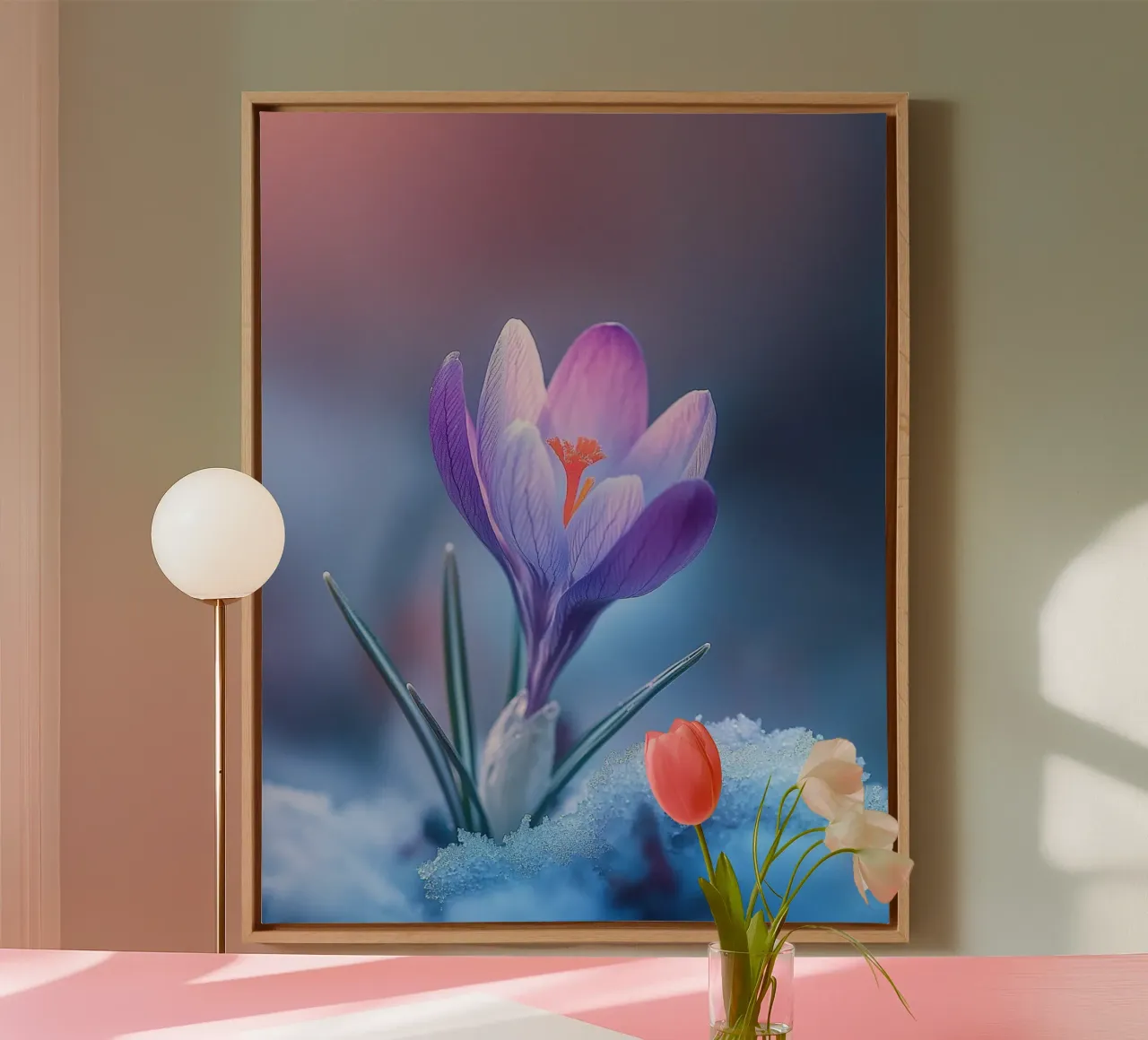 Macro Nature tela con Cornice a cassetta da PhotoVibe Decor