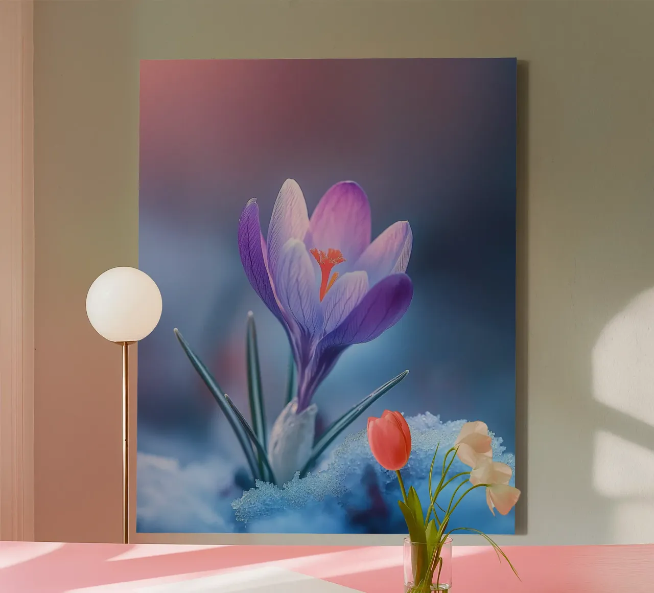 Macro Nature tela con Cornice a cassetta da PhotoVibe Decor