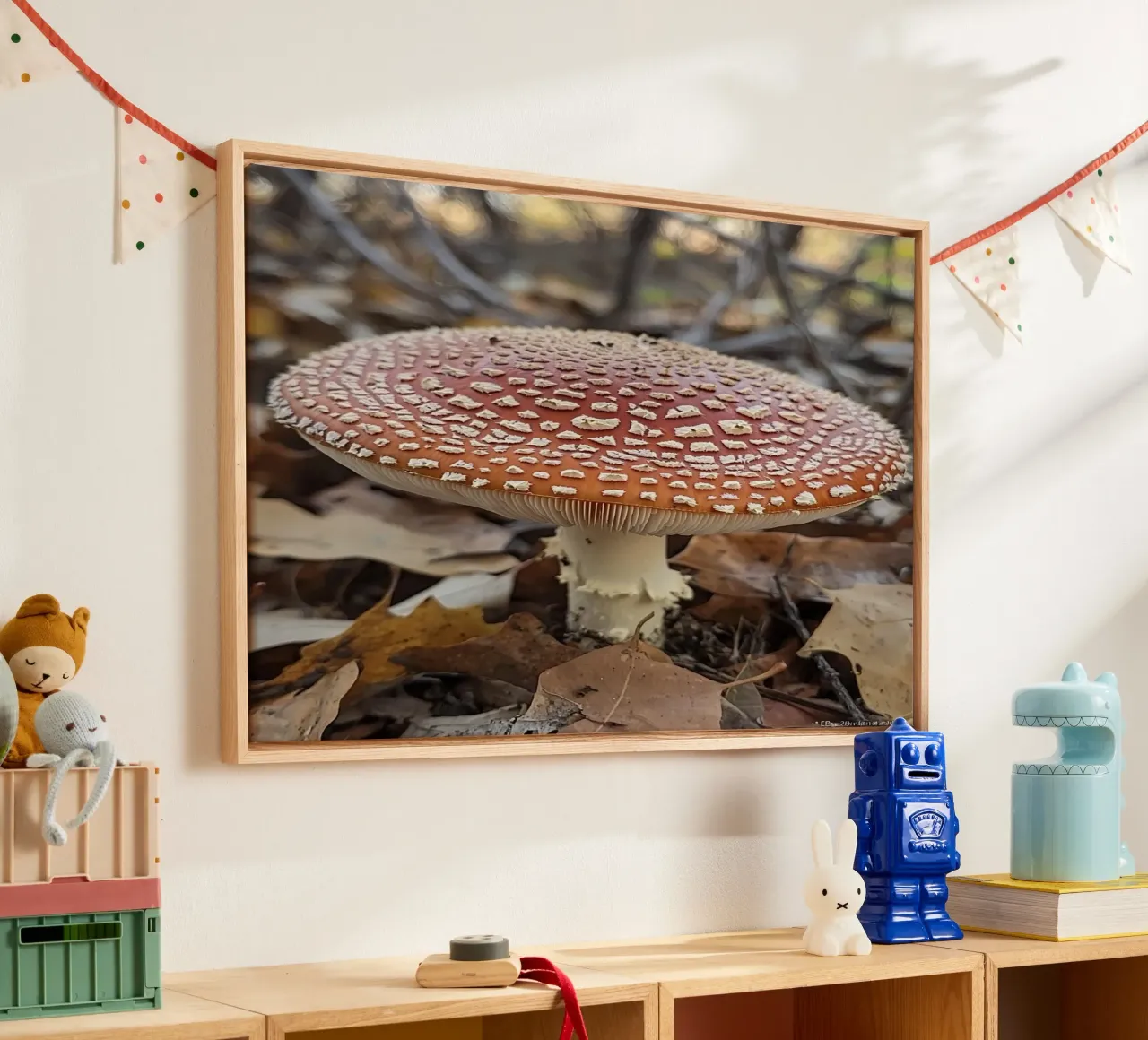 Macro Nature tela con Cornice a cassetta da PhotoVibe Decor