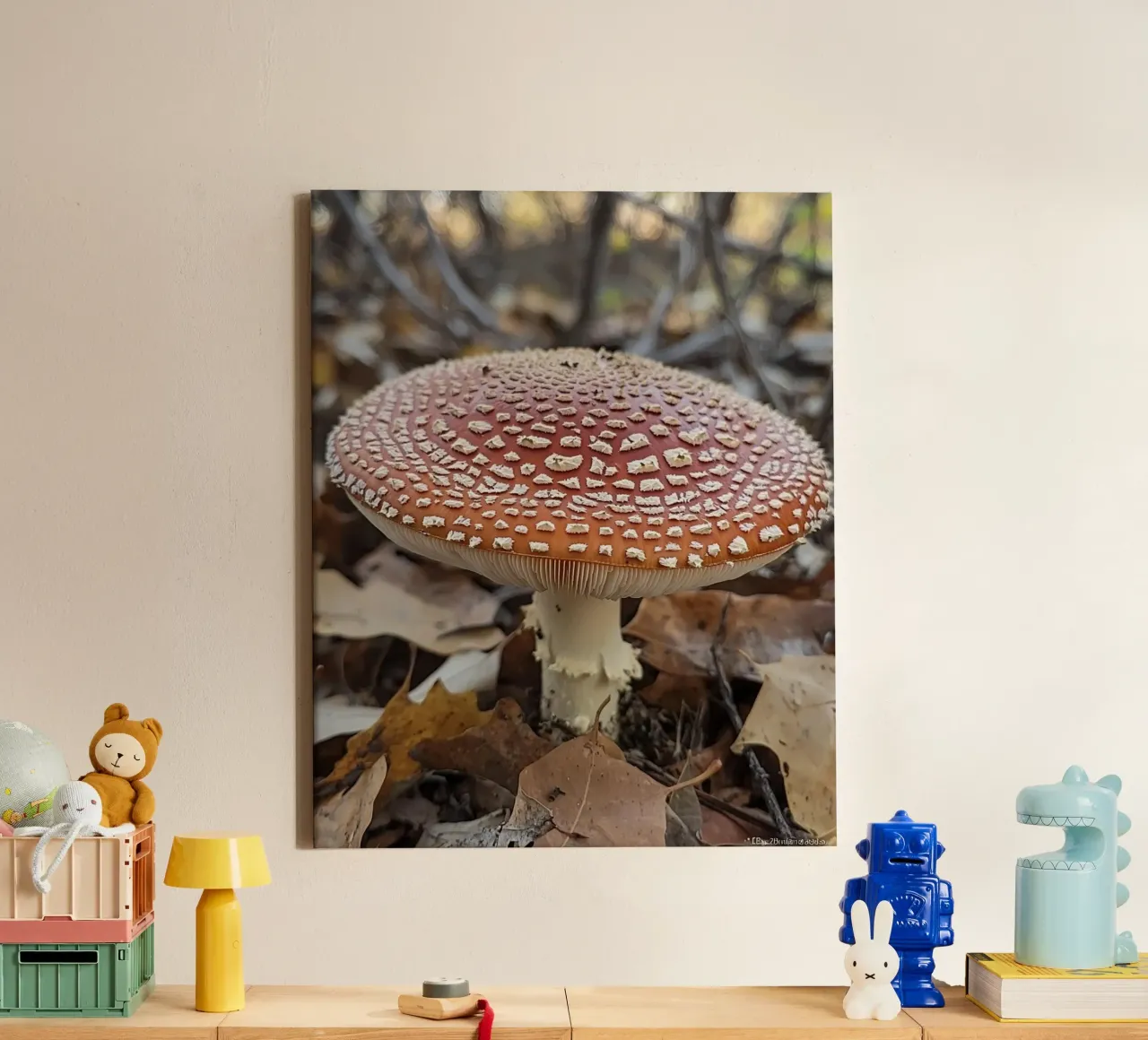 Macro Nature tela con Cornice a cassetta da PhotoVibe Decor