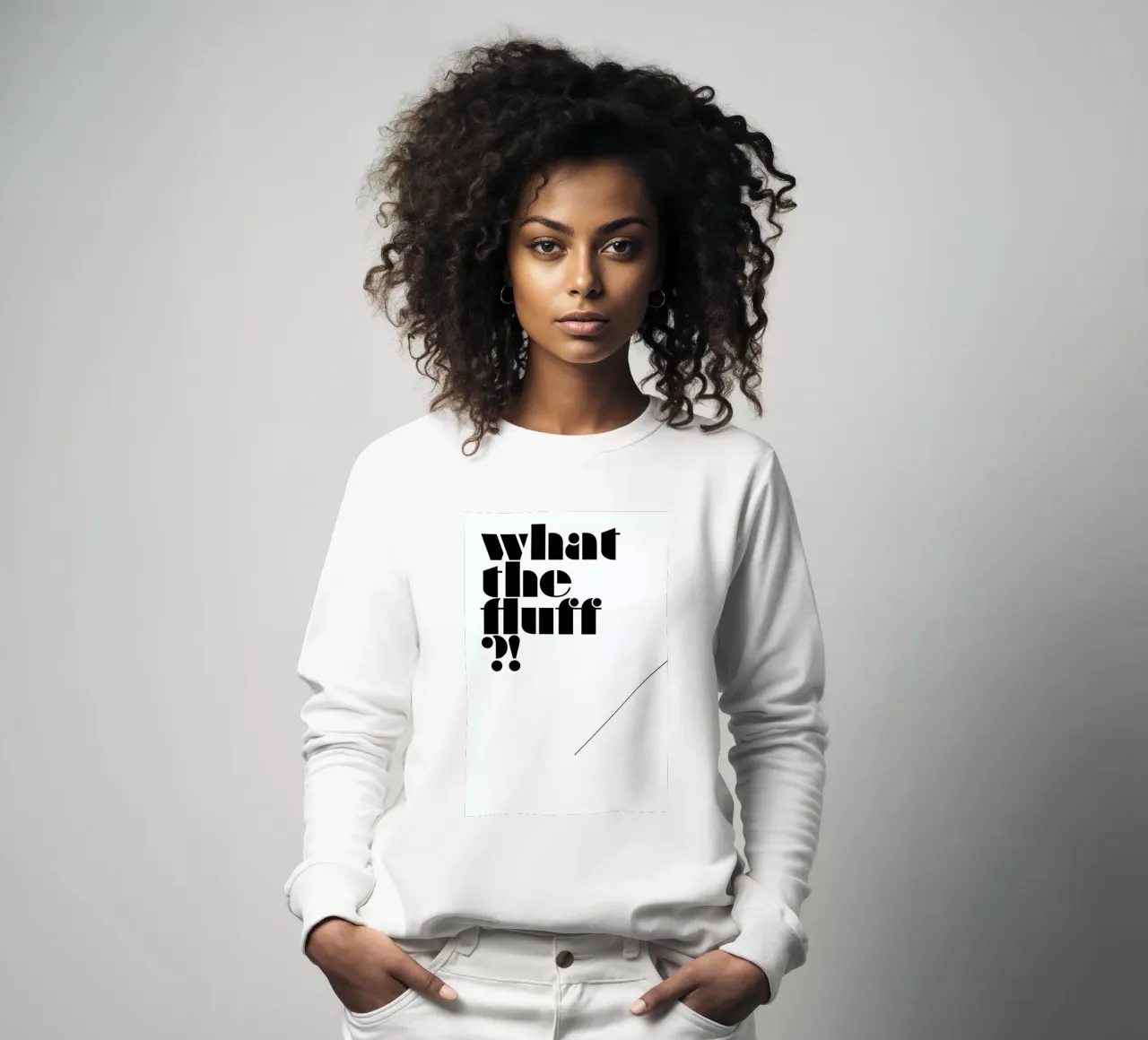 What the fluff?! sweatshirt van Oh Darling