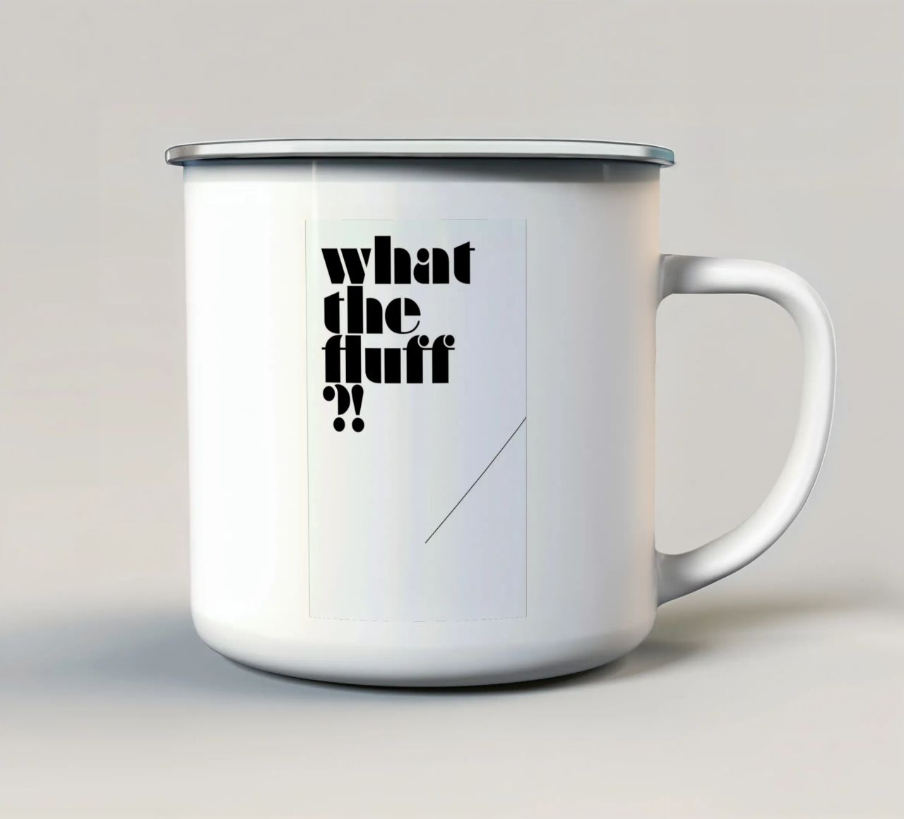 What the fluff?! tazza in smalto da Oh Darling