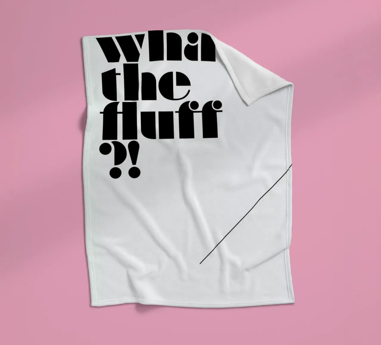 What the fluff?! coperta in pile da Oh Darling