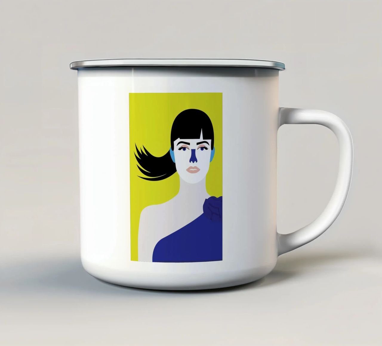 Penelope tazza in smalto da Dignity