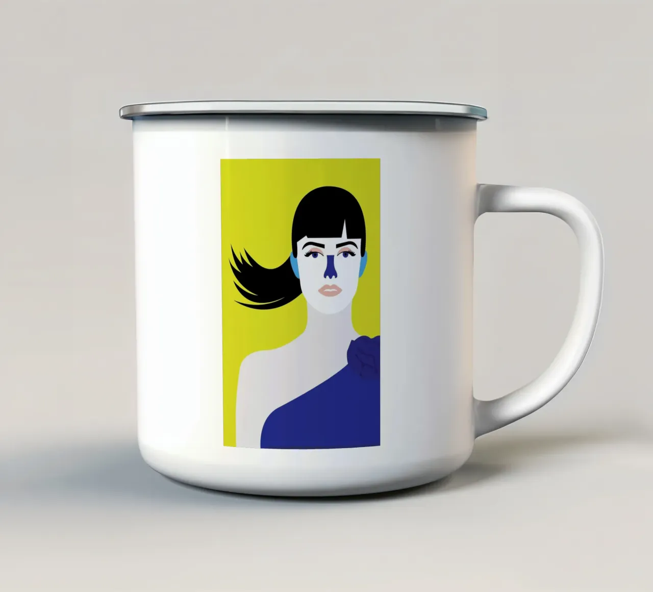 Penelope tazza in smalto da Dignity