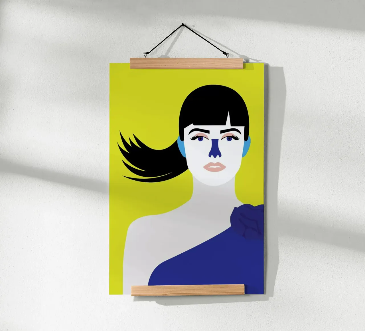 Penelope poster con telaio in legno da Dignity