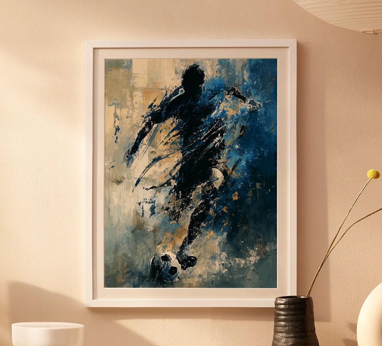 Football Abstract 2 poster de Mateo