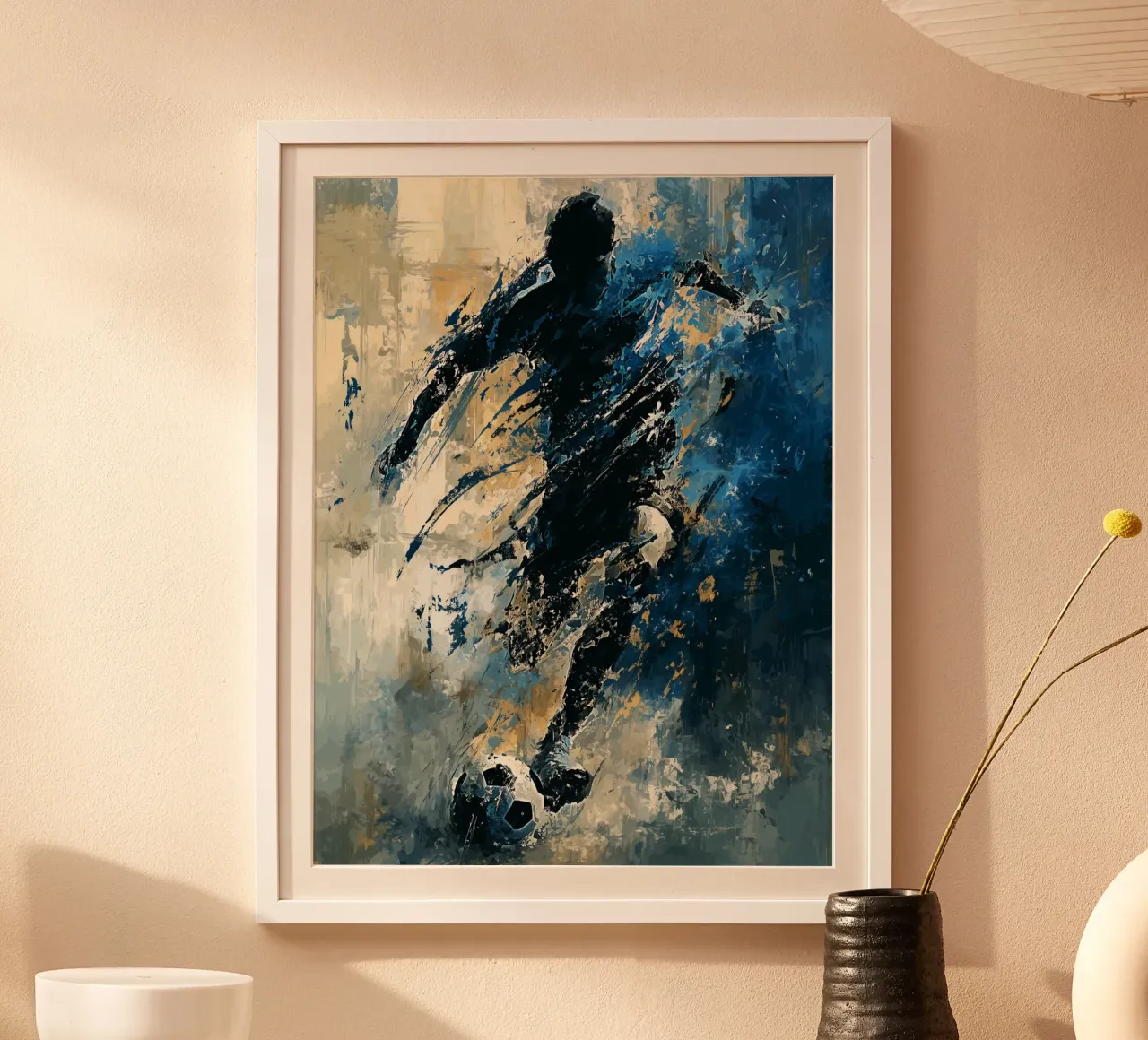 Football Abstract 2 poster da Mateo
