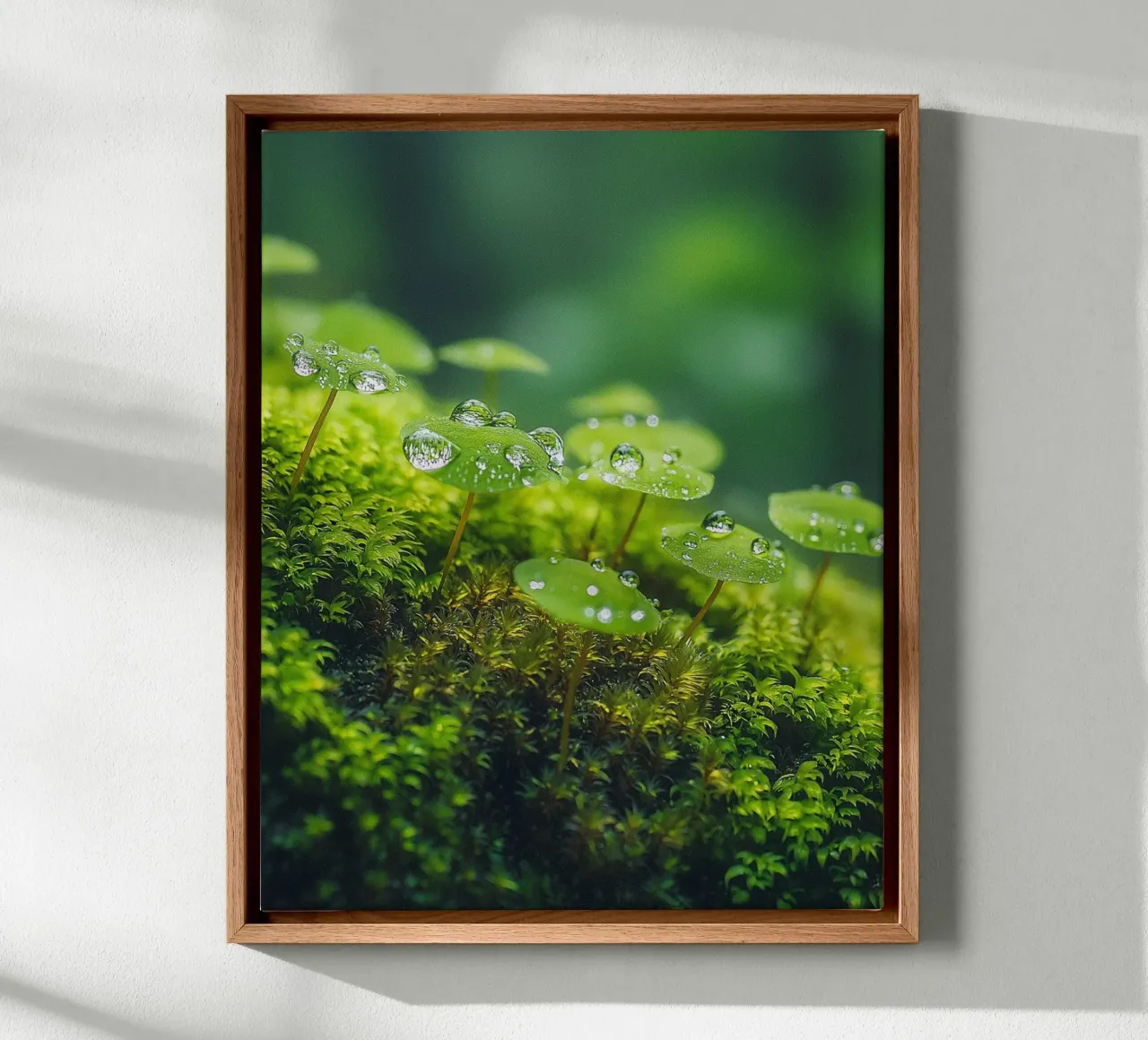Macro Nature tela con Cornice a cassetta da PhotoVibe Decor