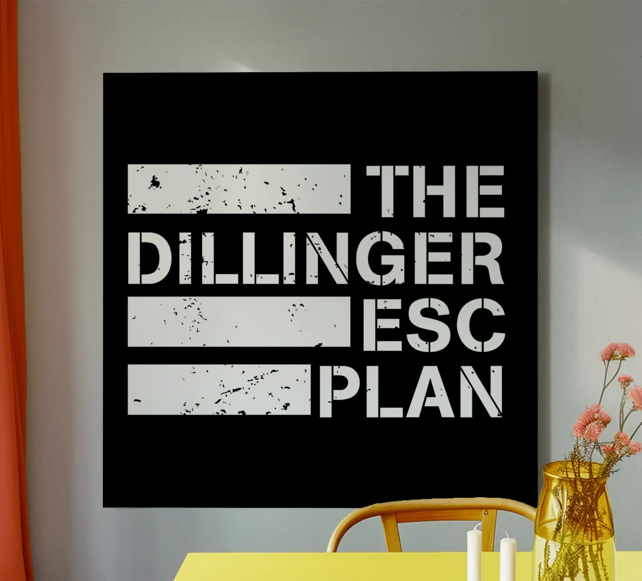 The Dillinger Escape Plan tela con Cornice a cassetta da tammy shop