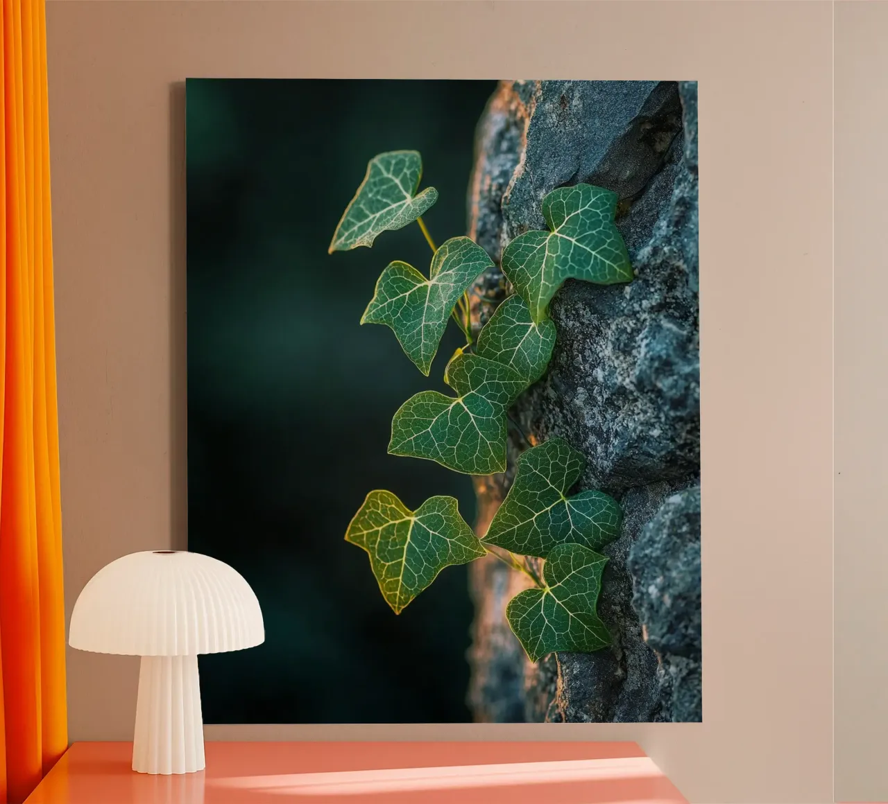 Macro Nature tela con Cornice a cassetta da PhotoVibe Decor