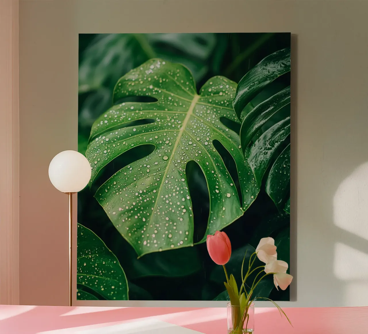 Macro Nature tela con Cornice a cassetta da PhotoVibe Decor