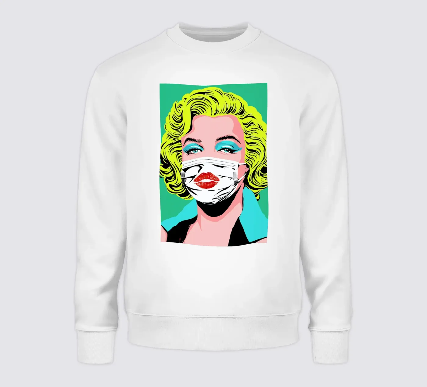Masked-bombshell sweatshirt by Butcher Billy