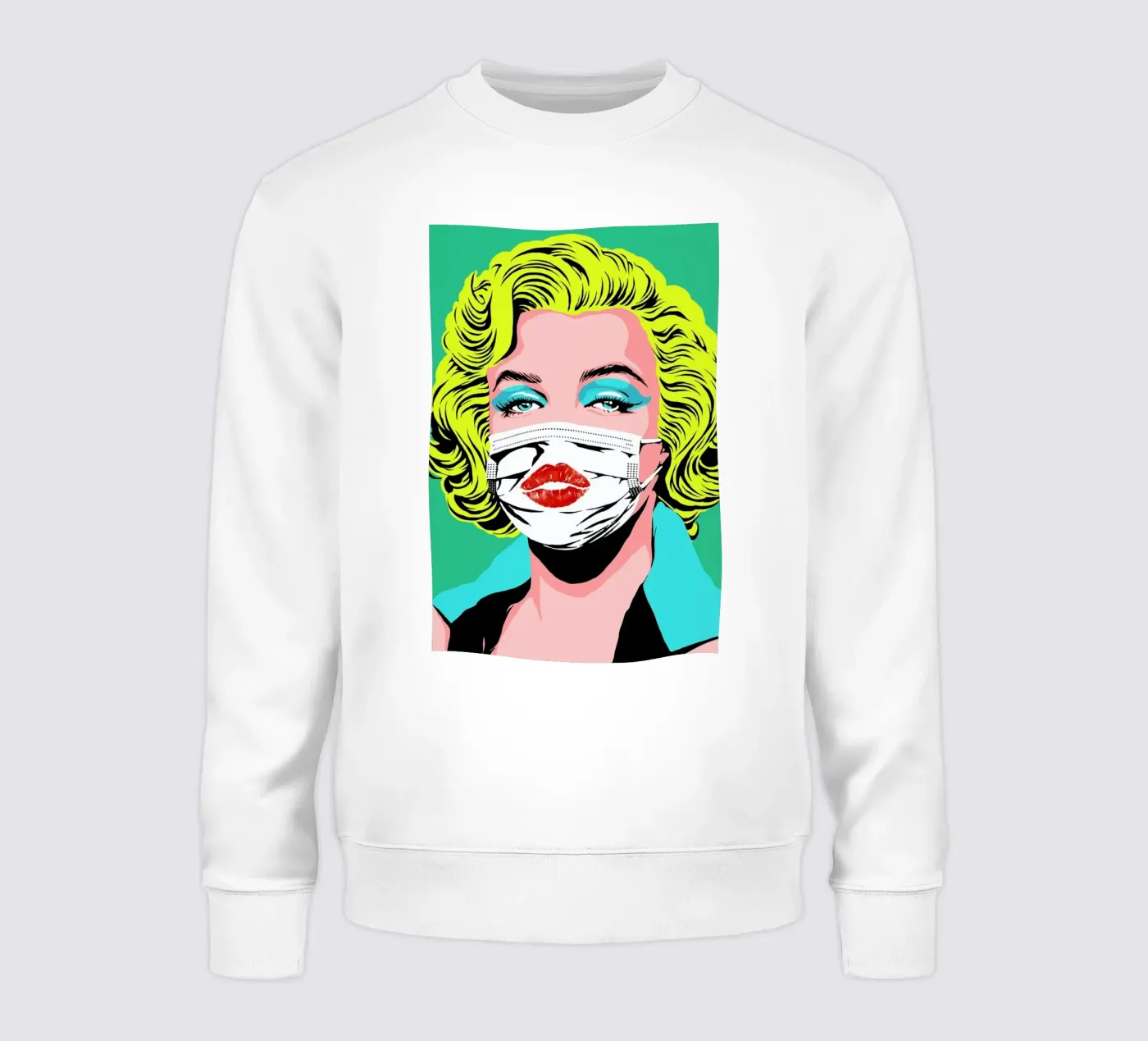 Masked-bombshell sweatshirt by Butcher Billy