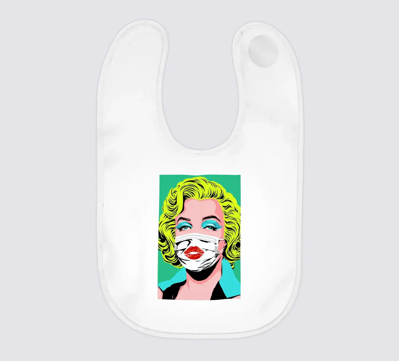 Masked-bombshell Babylätzchen von Butcher Billy