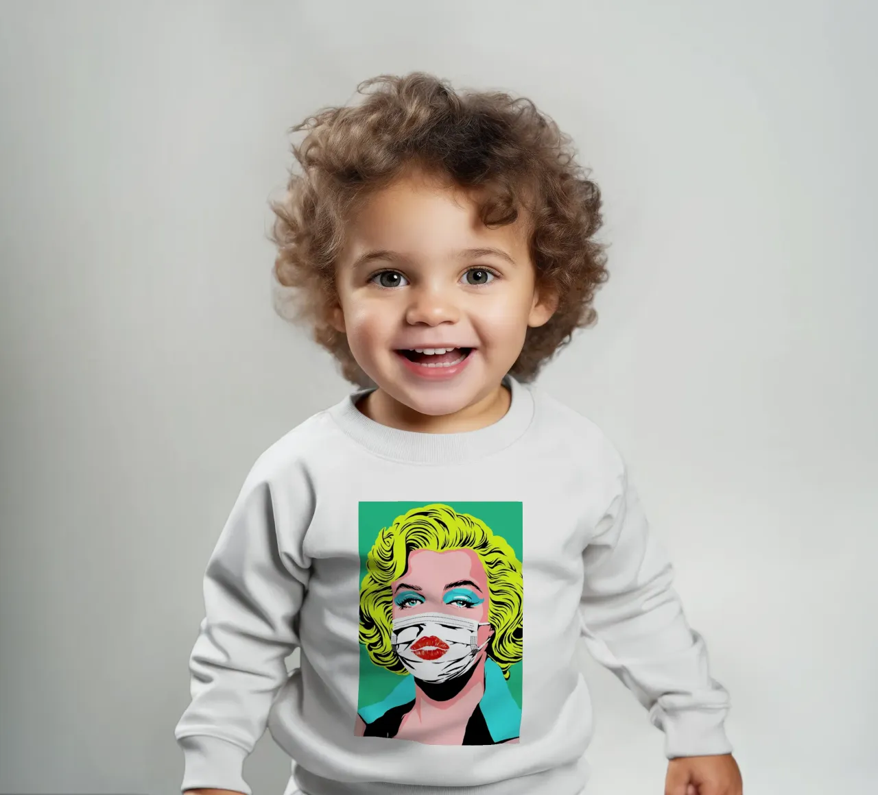 Masked-bombshell felpa neonato da Butcher Billy