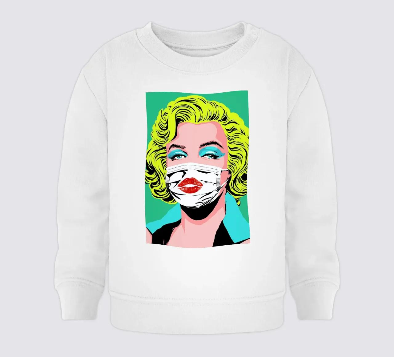 Masked-bombshell felpa neonato da Butcher Billy