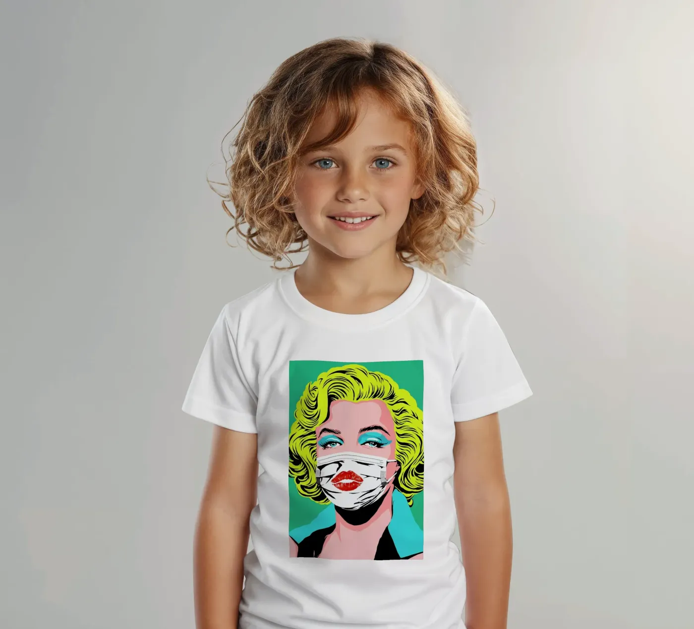 Masked-bombshell t-shirt bambini da Butcher Billy