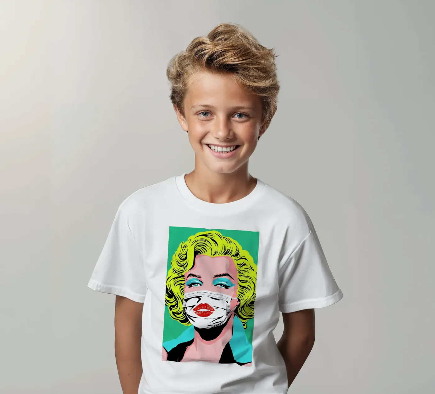 Masked-bombshell kinder t-shirt van Butcher Billy