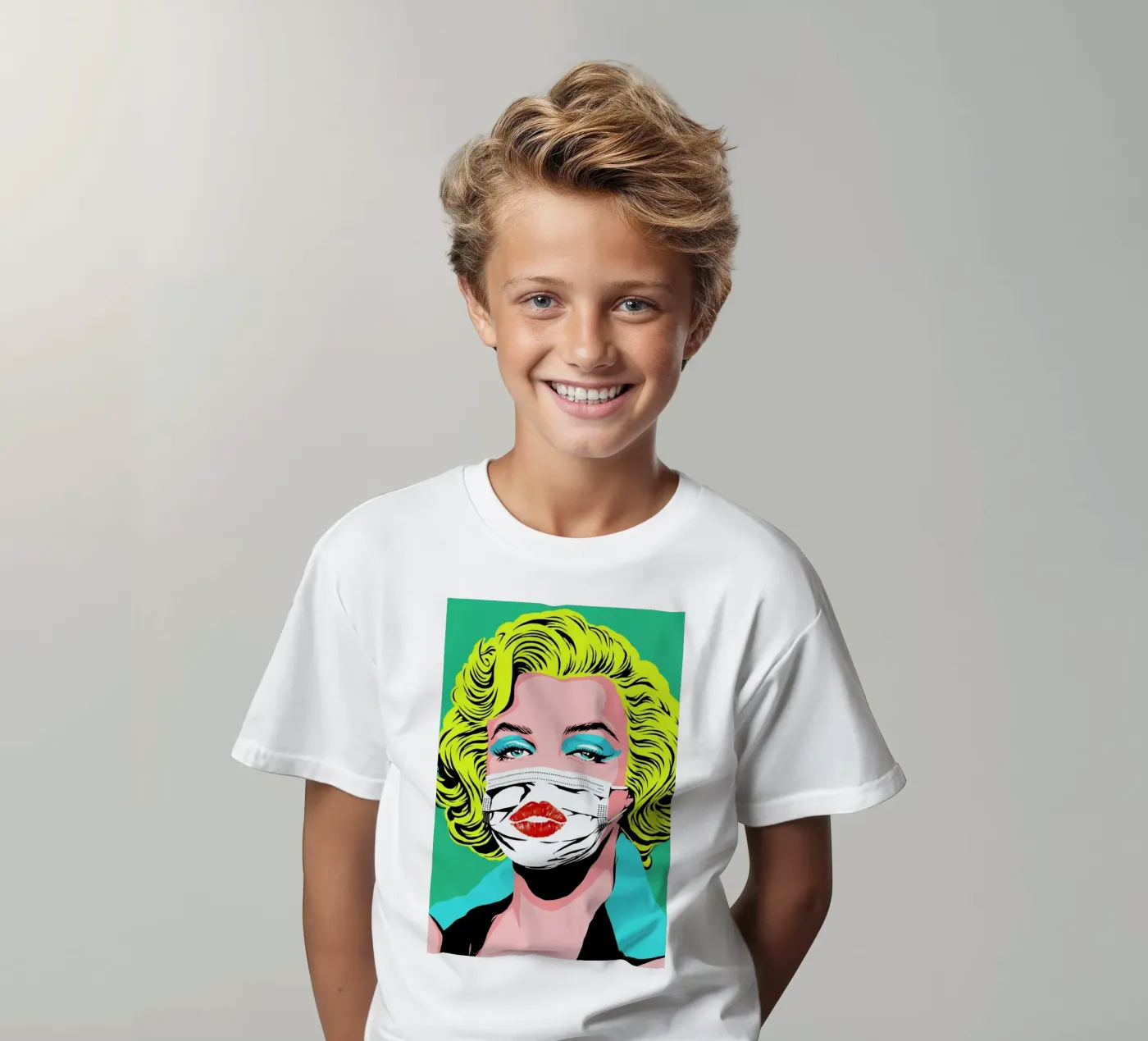 Masked-bombshell t-shirt bambini da Butcher Billy