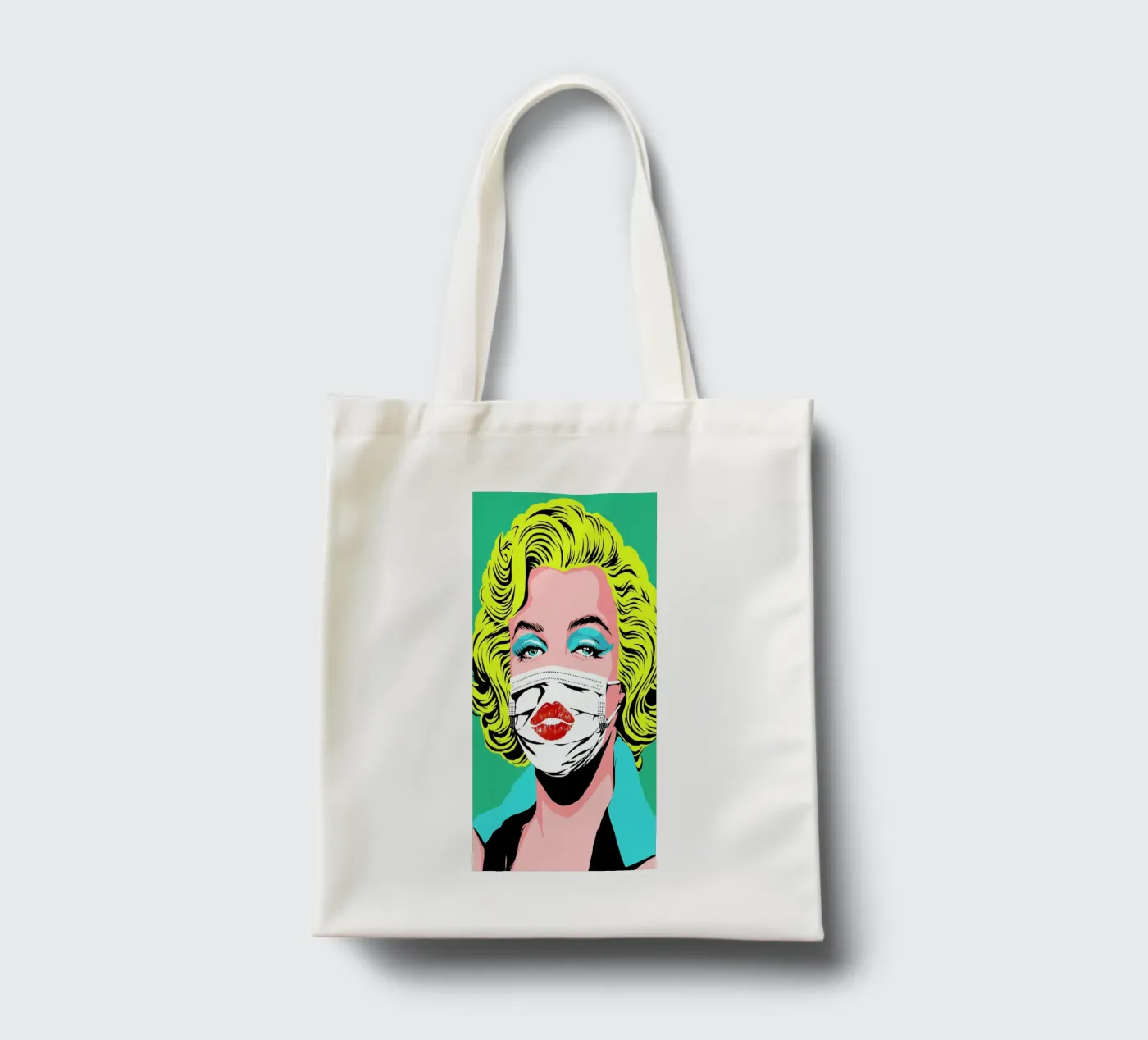 Masked-bombshell tote bag by Butcher Billy