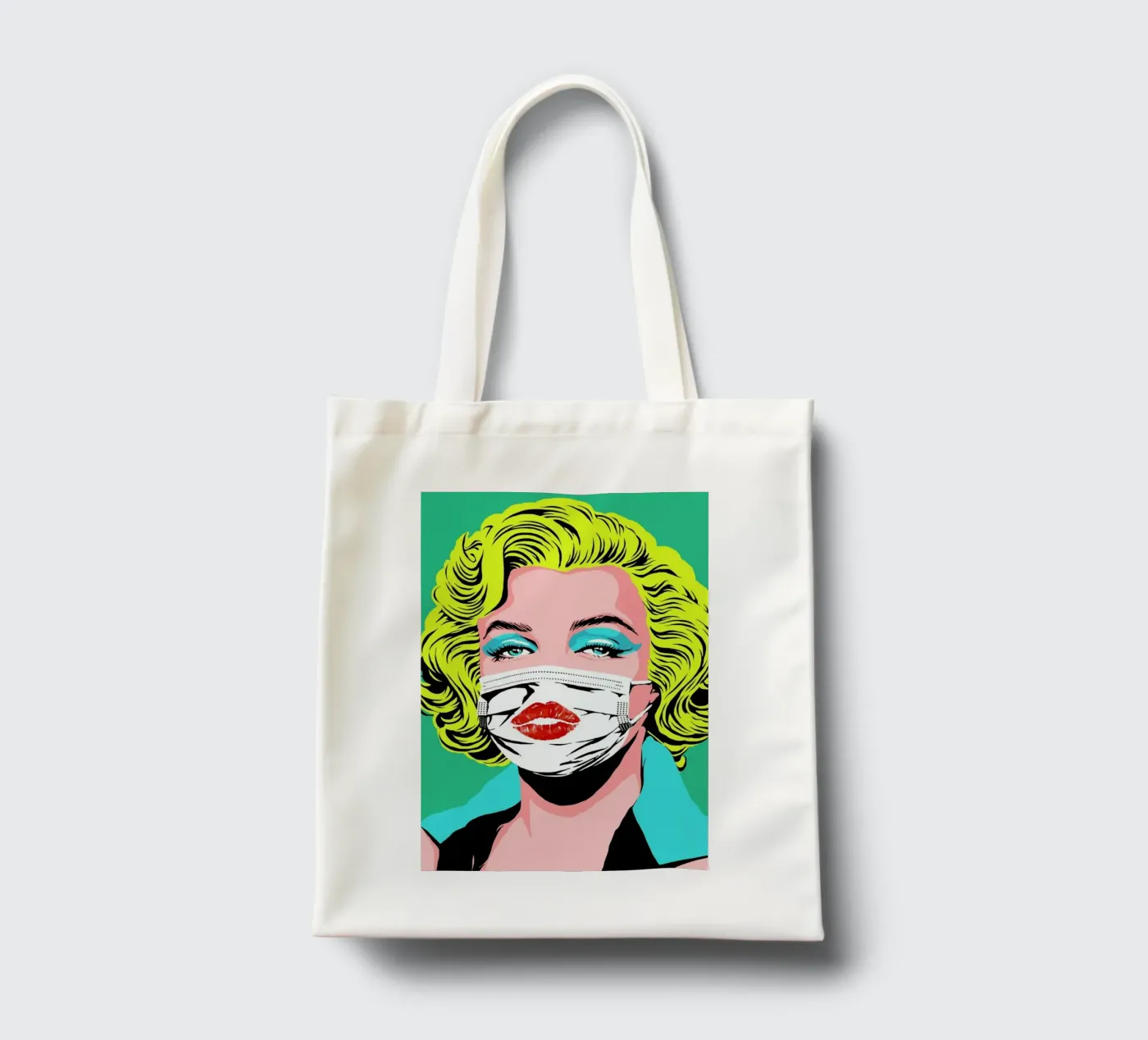 Masked-bombshell tote bag by Butcher Billy