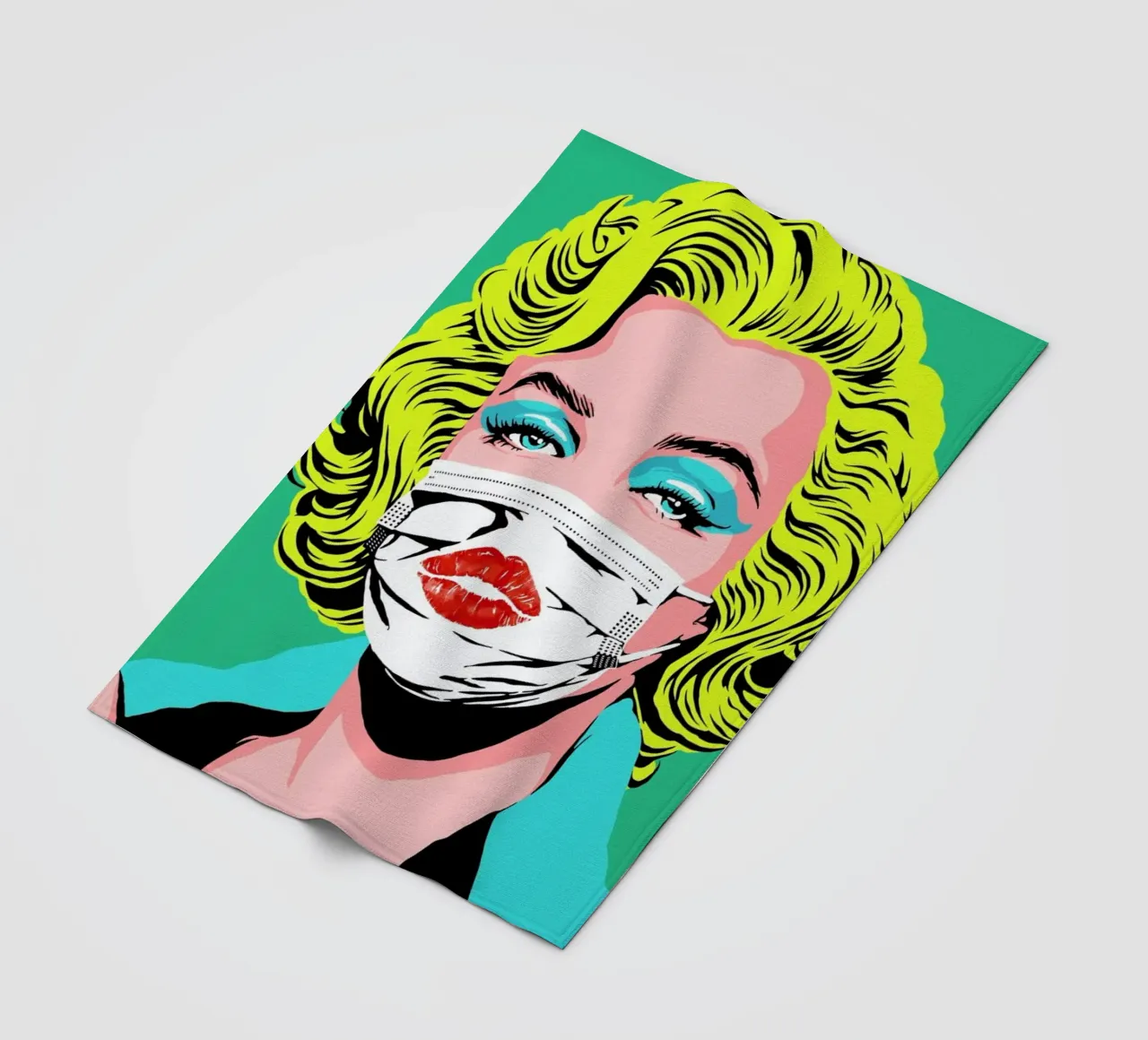 Masked-bombshell fleecedeken van Butcher Billy