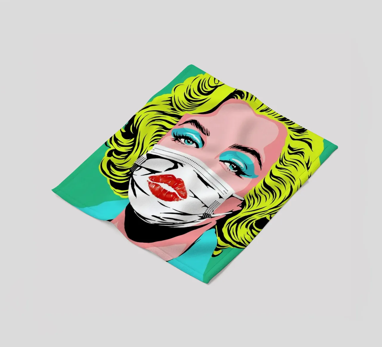 Masked-bombshell fleecedeken van Butcher Billy