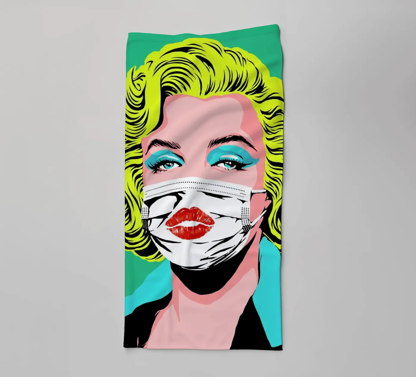 Masked-bombshell badhanddoek van Butcher Billy