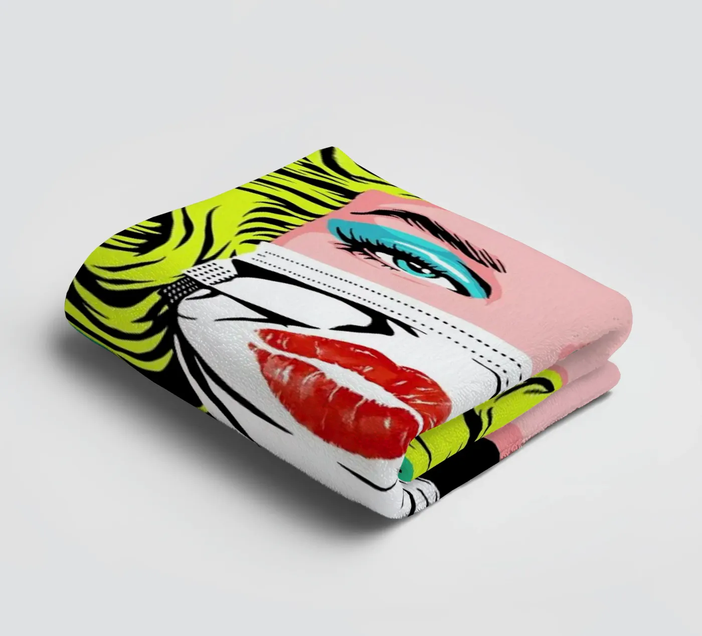 Masked-bombshell badhanddoek van Butcher Billy