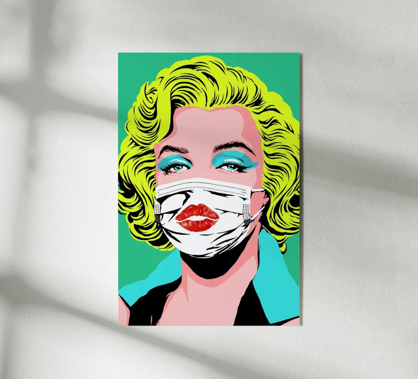 Masked-bombshell acryl van Butcher Billy