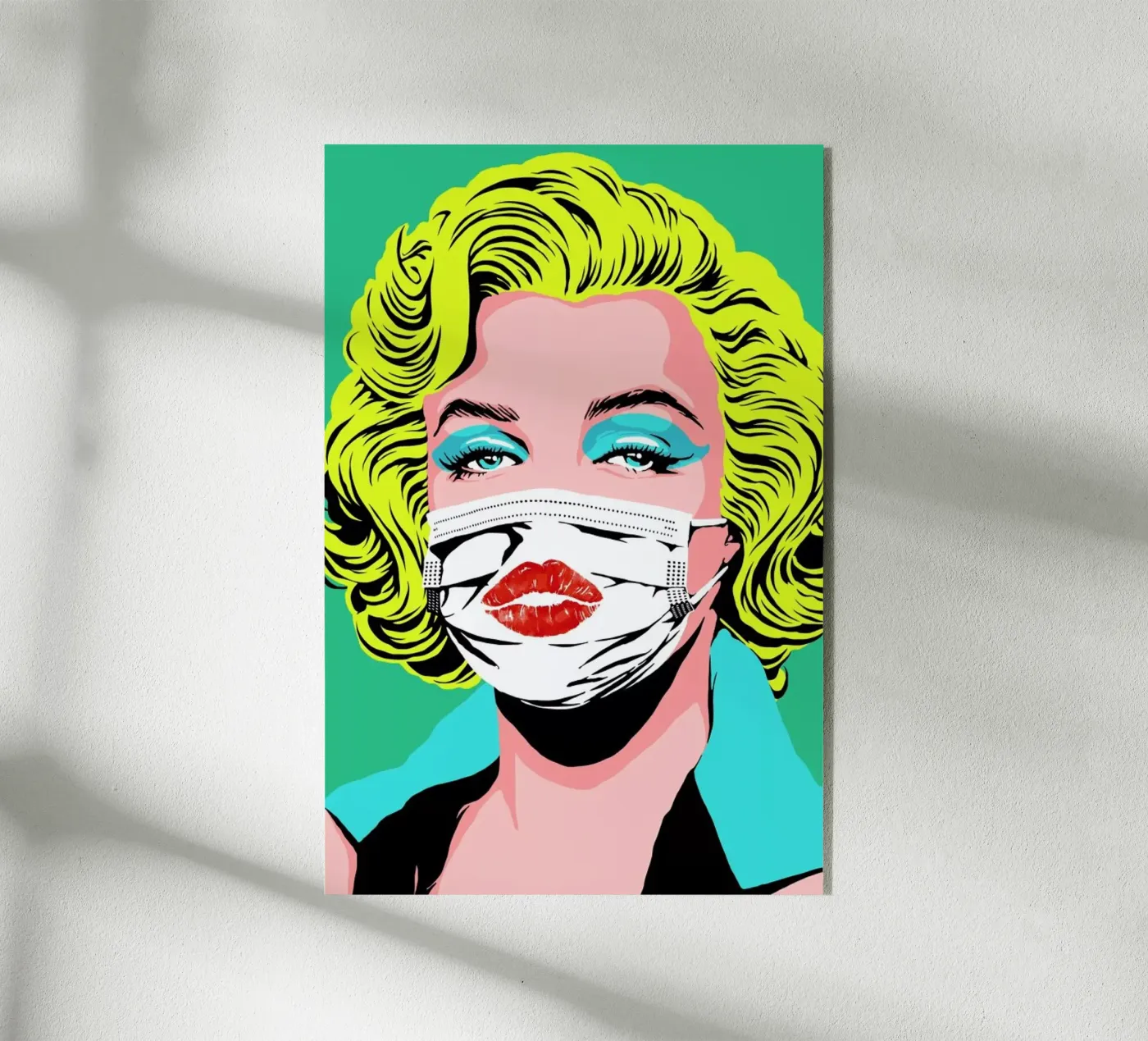 Masked-bombshell acrylic glass by Butcher Billy