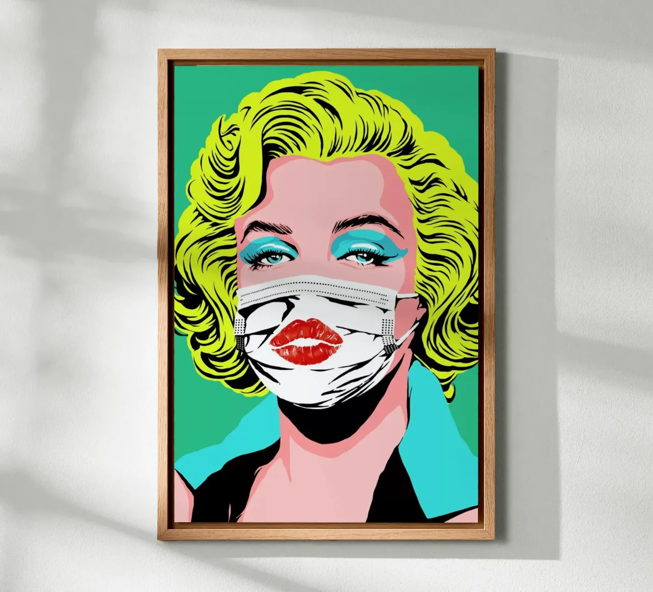 Masked-bombshell alluminio dibond da Butcher Billy