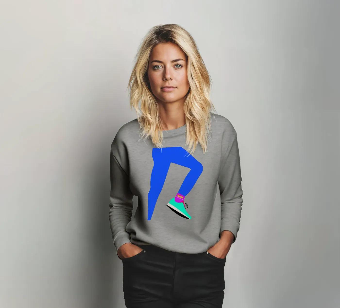RUN felpa da FRICKE DESIGN