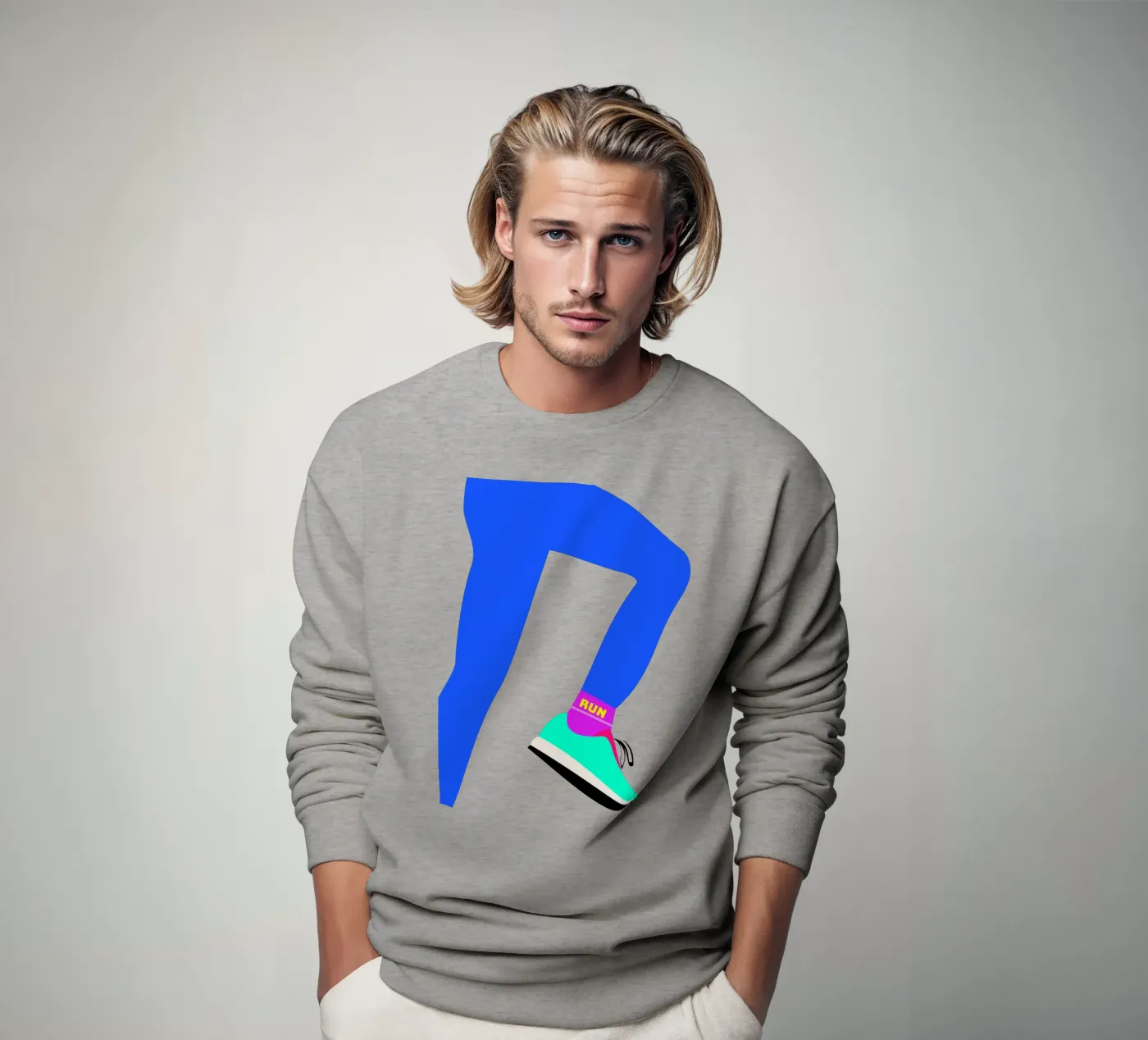RUN felpa da FRICKE DESIGN