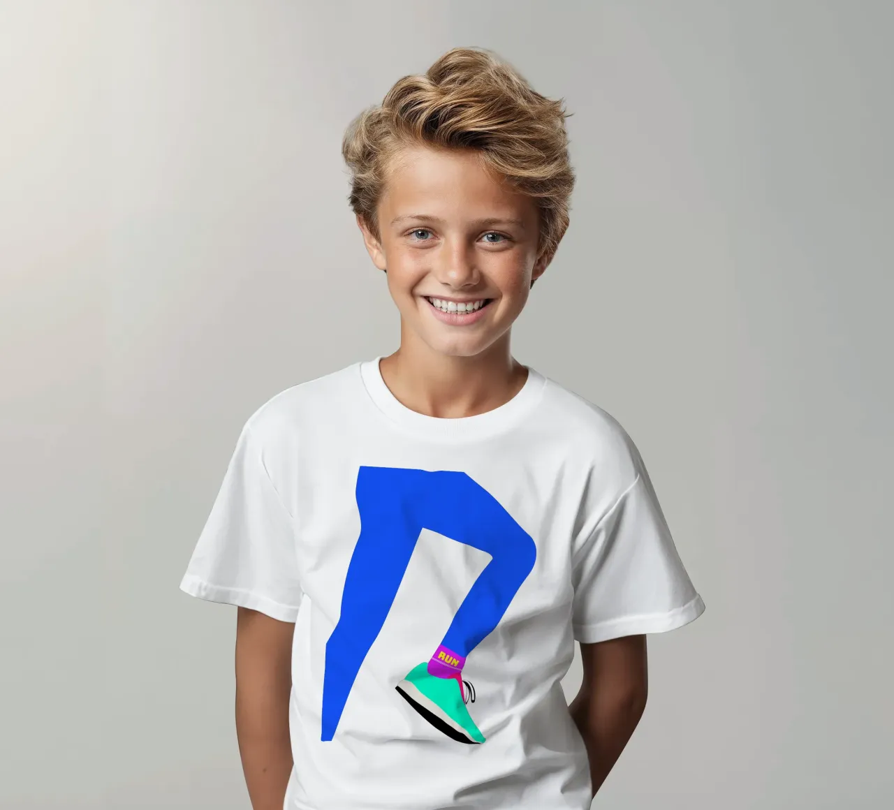 RUN. t-shirt bambini da FRICKE DESIGN