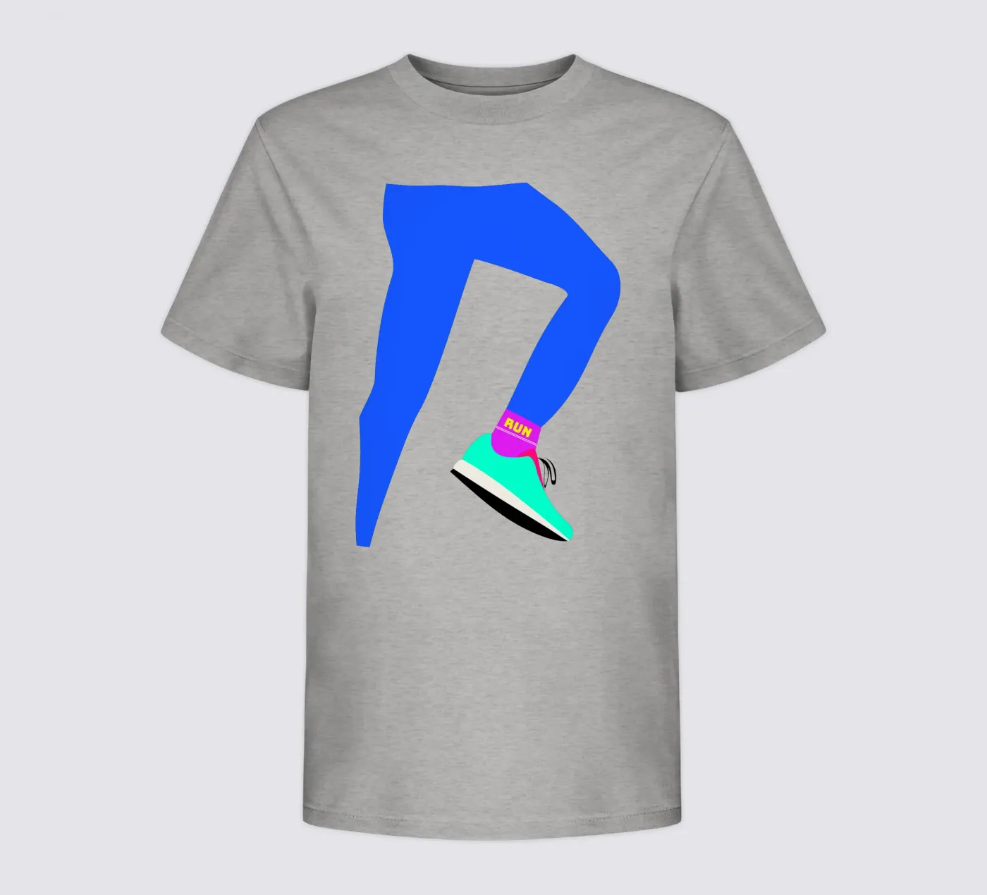 RUN t-shirt bambini da FRICKE DESIGN